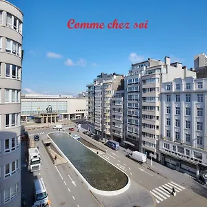 Lichtrijk En Comfortabel Hoekappartement Met Gratis Parking En Zeer Gelegen - Comme Chez Soi Appartement Oostende